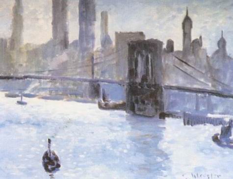 New York oil painting